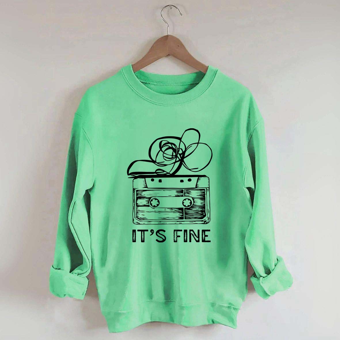 Retro Cassette Tape 90s Music Sweatshirt