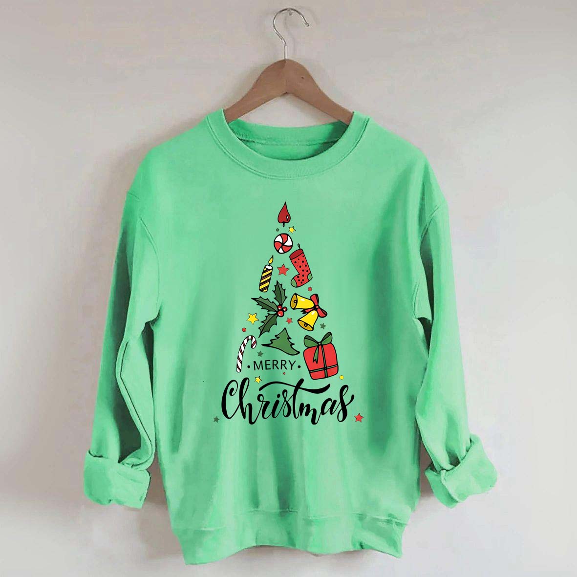 Merry Christmas Tree Gift Sweatshirt