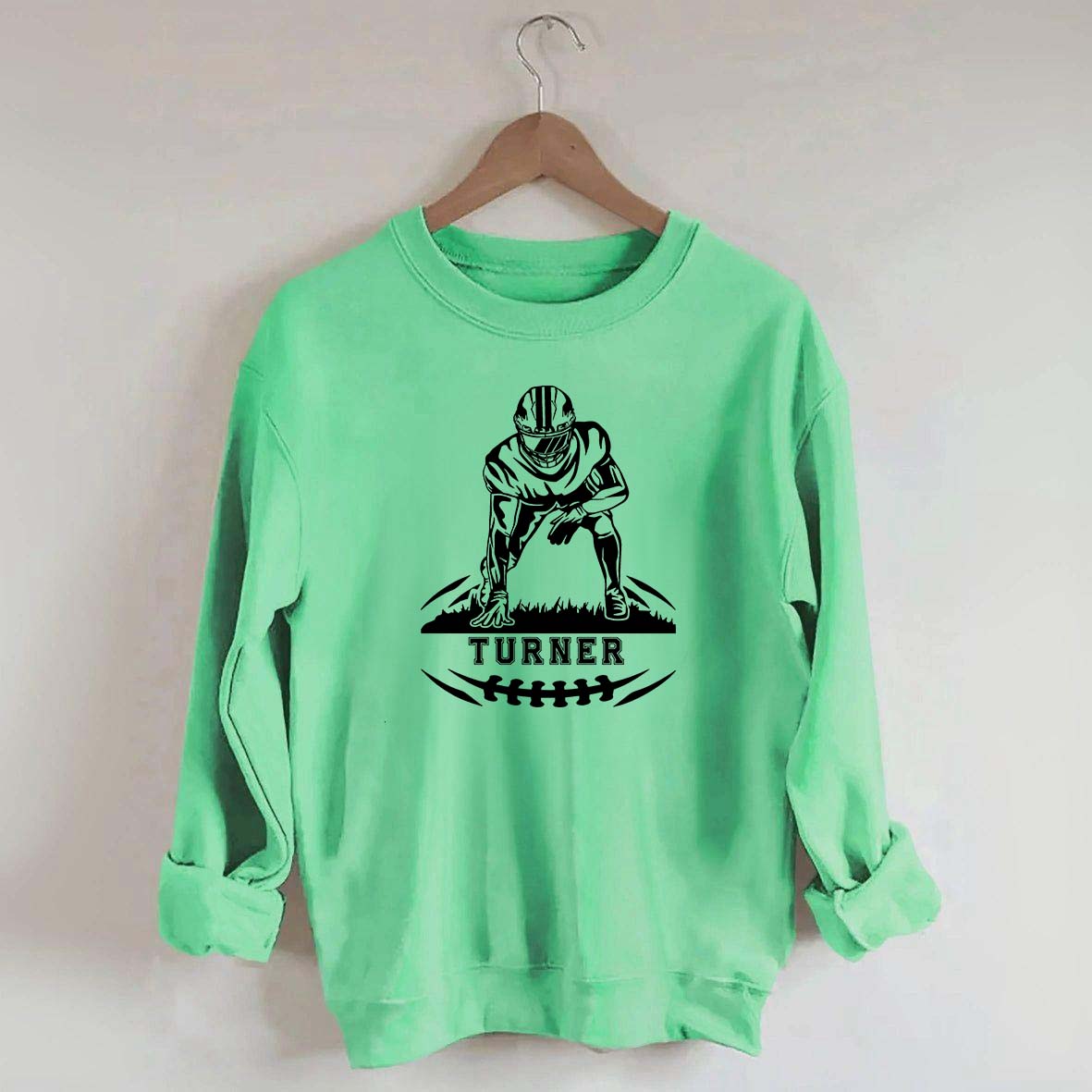 Custom Football Player Game Day Sweatshirt