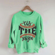 Tis The Season Baseball Sports Game Day Sweatshirt