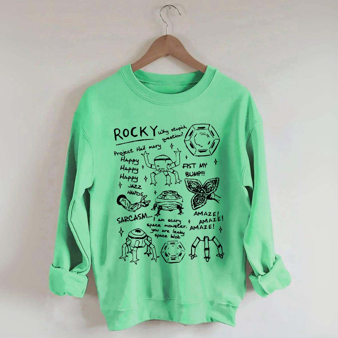 AMAZE Space Monster Rocky Sweatshirt