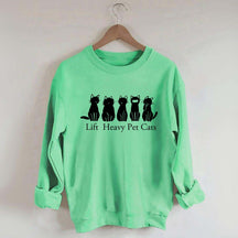 Lift Heavy Pet Cat Gym Sweatshirt