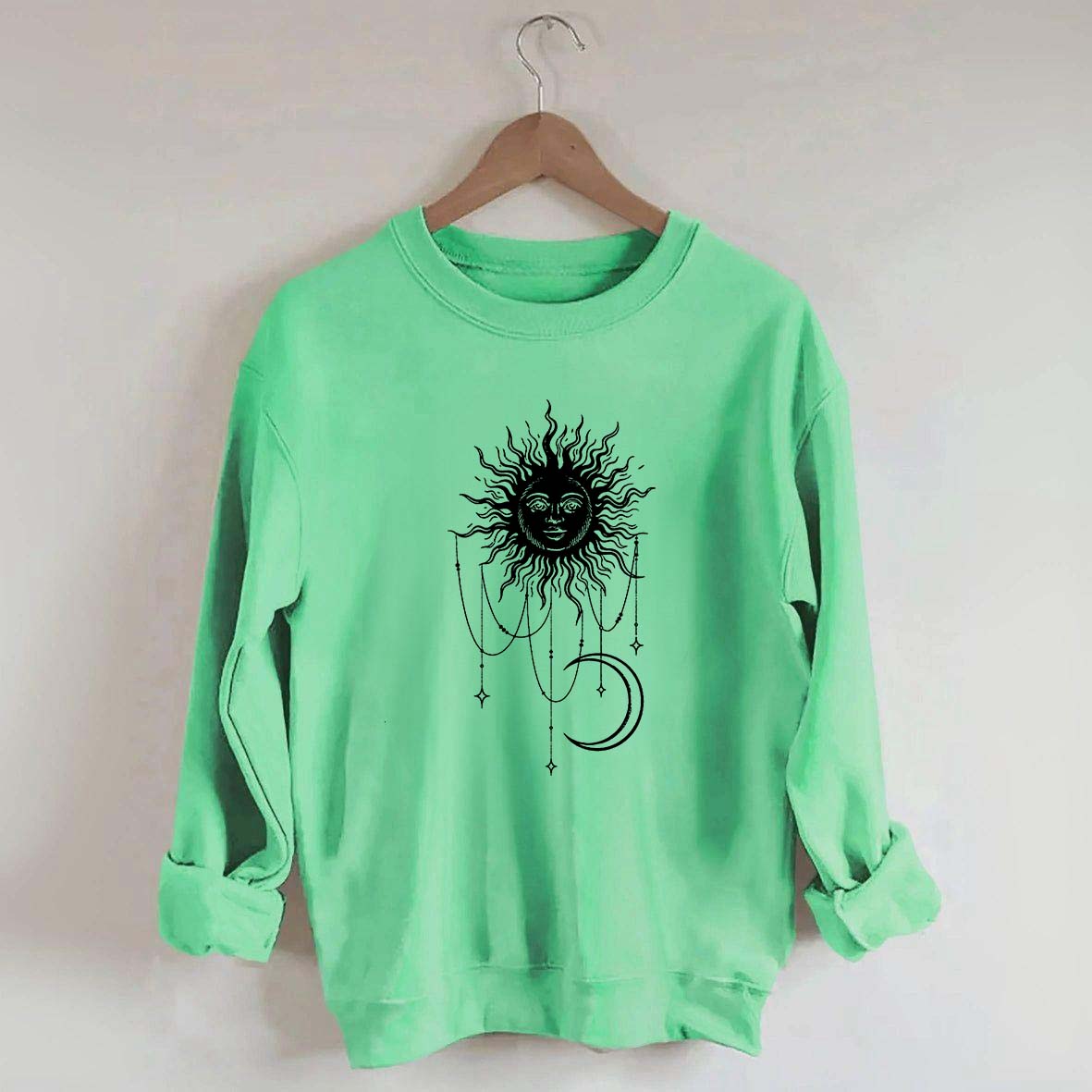 Widow's Bay Patricia Celestial Sun Moon Sweatshirt