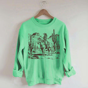 Retro Cowgirl Graphic Sweatshirt