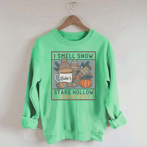 I Smell Snow Cozy Winter Season Sweatshirt