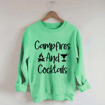 Campfires and Cocktails Sweatshirt