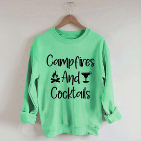 Campfires and Cocktails Sweatshirt