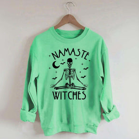 Namaste Witches Skeleton Yoga Sweatshirt