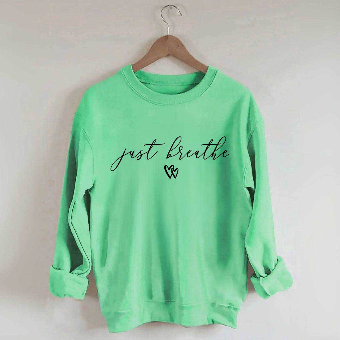 Positive Just Breathe Yoga Sweatshirt