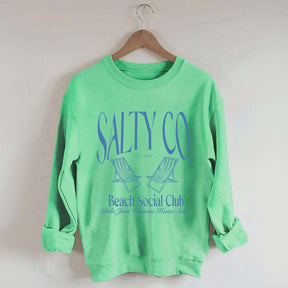 Custom Salty Co Beach Social Club Sweatshirt