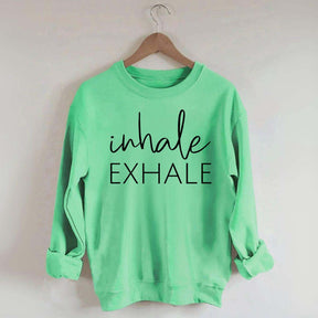Inhale Exhale Yoga Mindfulness Sweatshirt