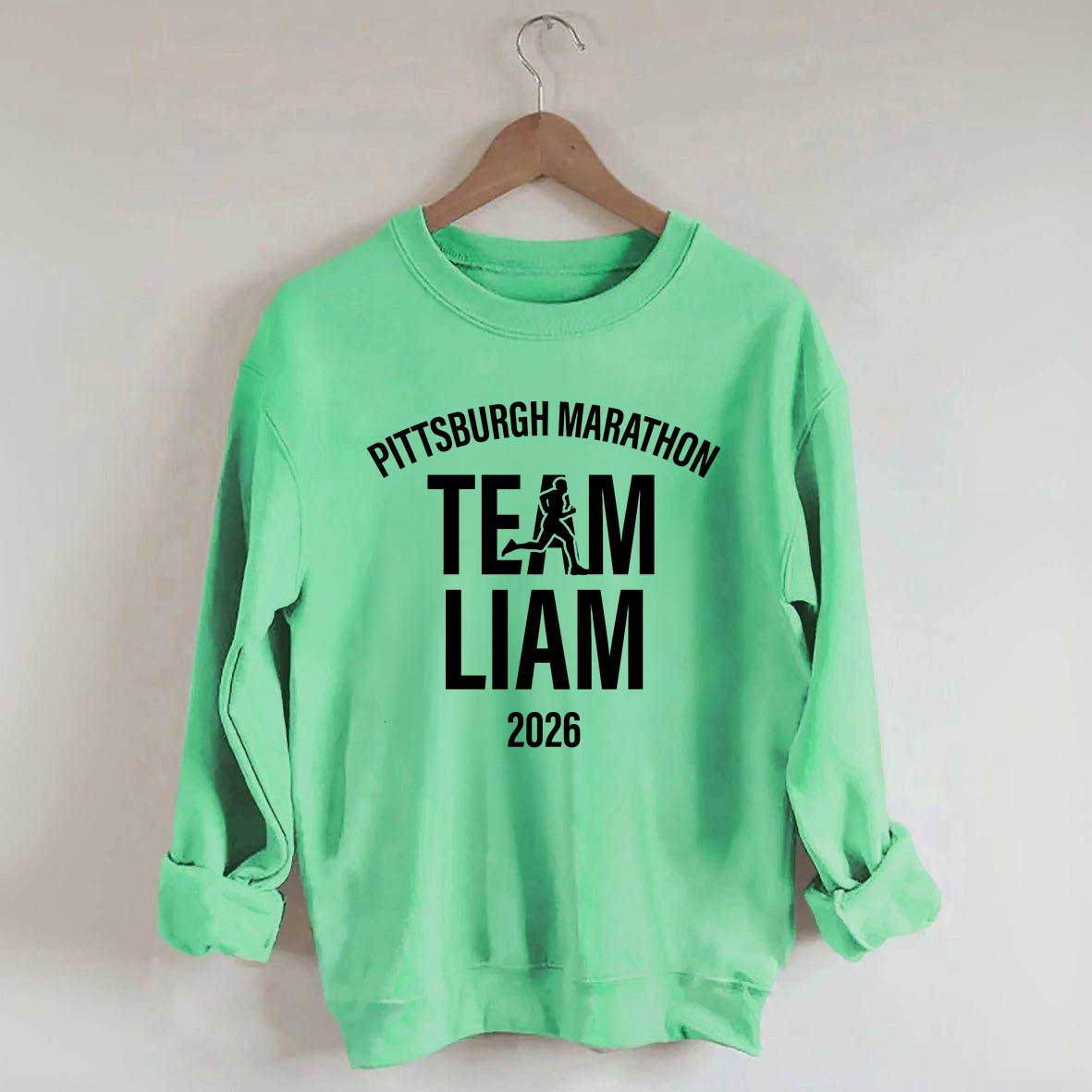 Custom Supporter Team Group Runner's Race Team Sweatshirt