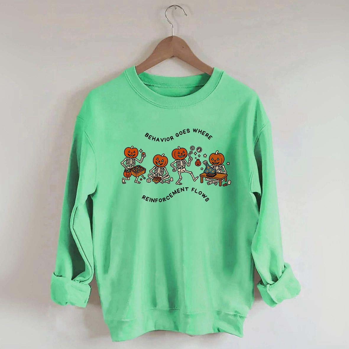 Behavior Reinforcement Skull Sweatshirt