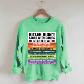 Anti Fascism Protest Sweatshirt