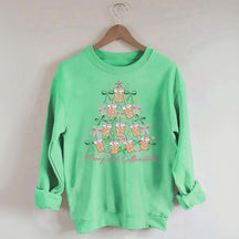 Merry and Caffeinated Tree Sweatshirt