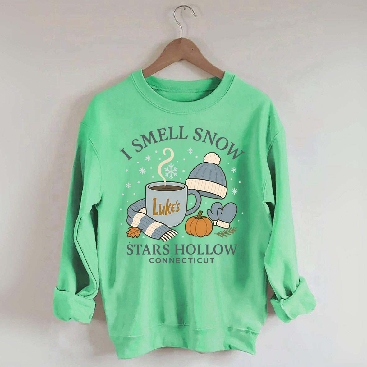 I Smell Snow Stars Hollow Sweatshirt