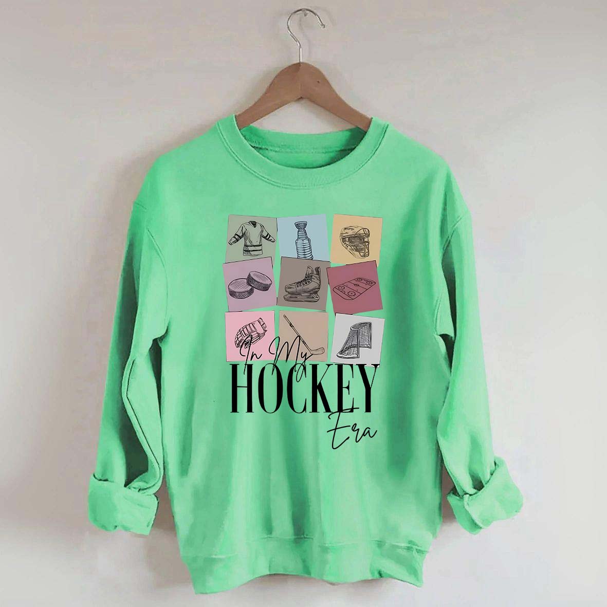 Retro In My Hockey Era Sweatshirt