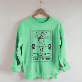 Tarot Card Muscle Mommy Pump Cover Gym Sweatshirt