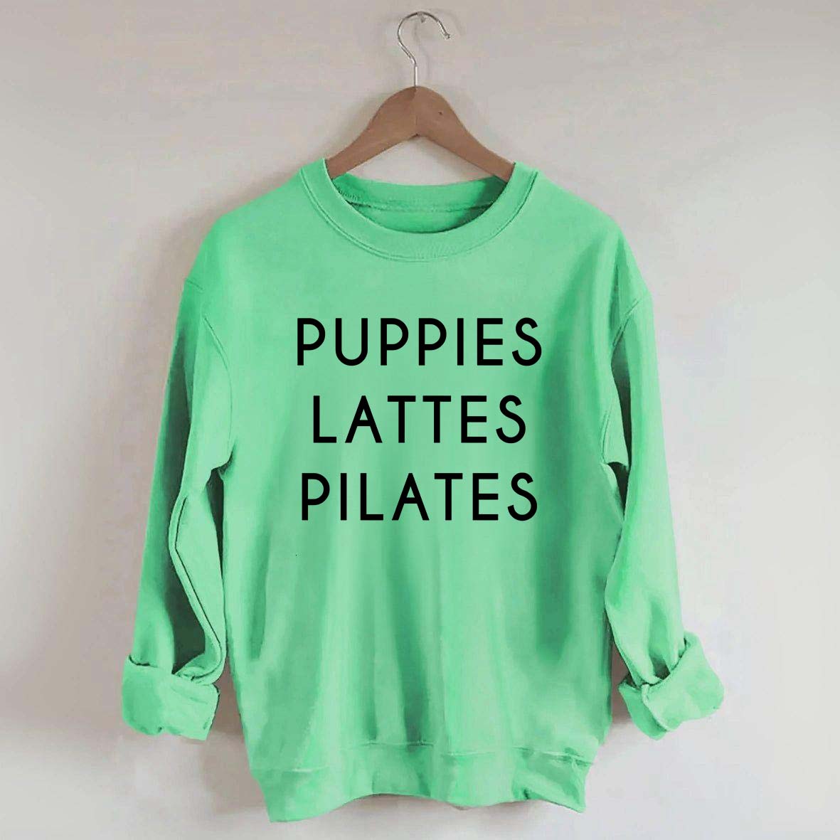 Puppies Lattes Pilates Sweatshirt