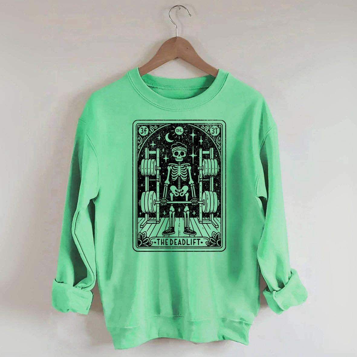 The Deadlift Tarot Card Sport Life Sweatshirt