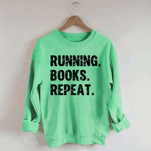 Running Books Repeat Sweatshirt