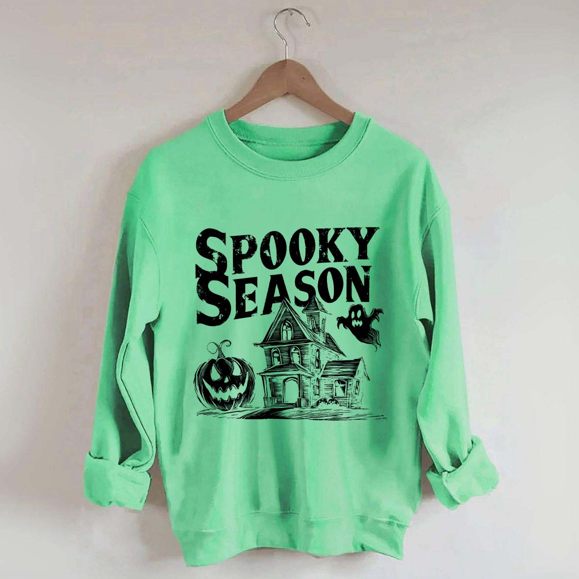 Spooky Season Haunted House Sweatshirt