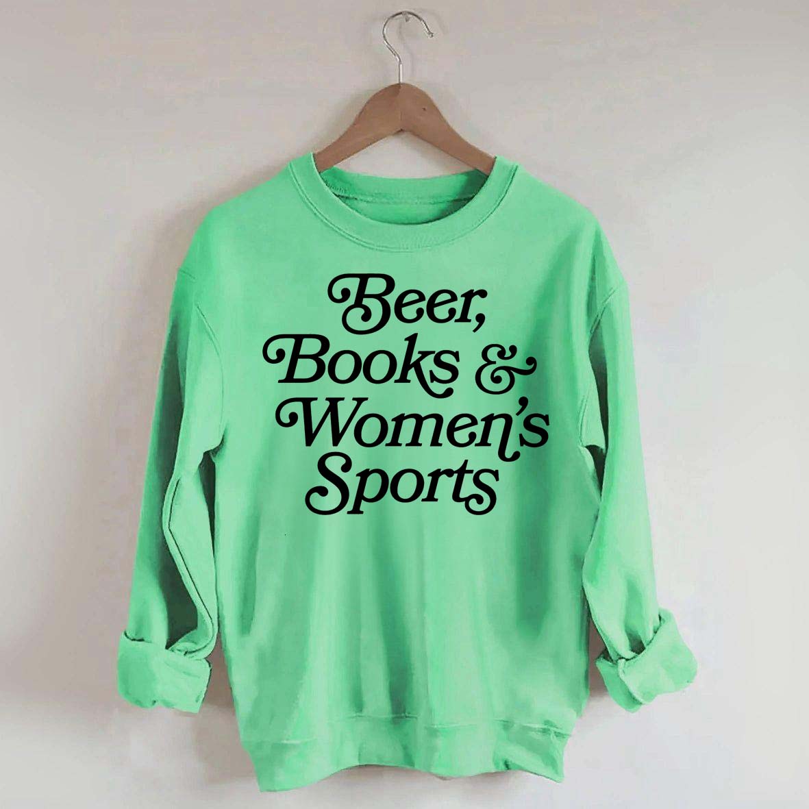 Beer Books and Women's Sports Sweatshirt