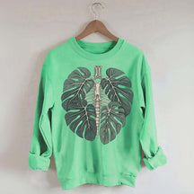 Retro Skeleton Plant Body Sweatshirt