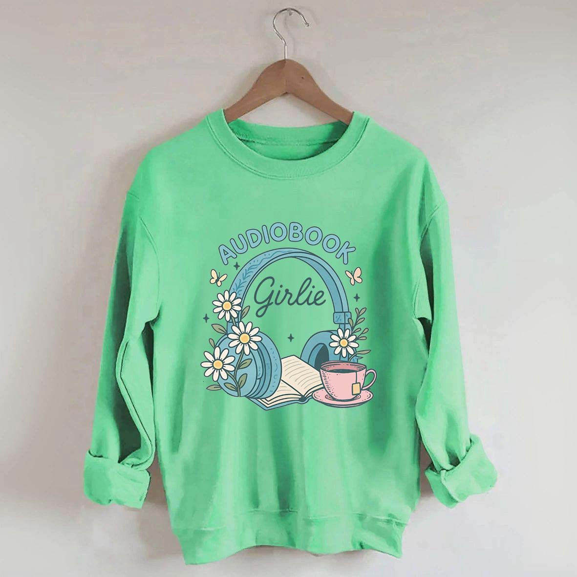 Audio Book Girlie Sweatshirt