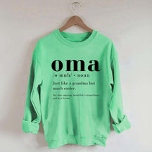 Funny Oma Pregnancy Reveal Sweatshirt