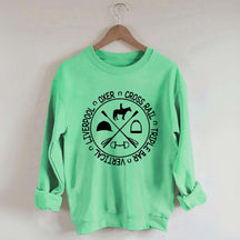 Horse Show Jumps Equestrian Sweatshirt