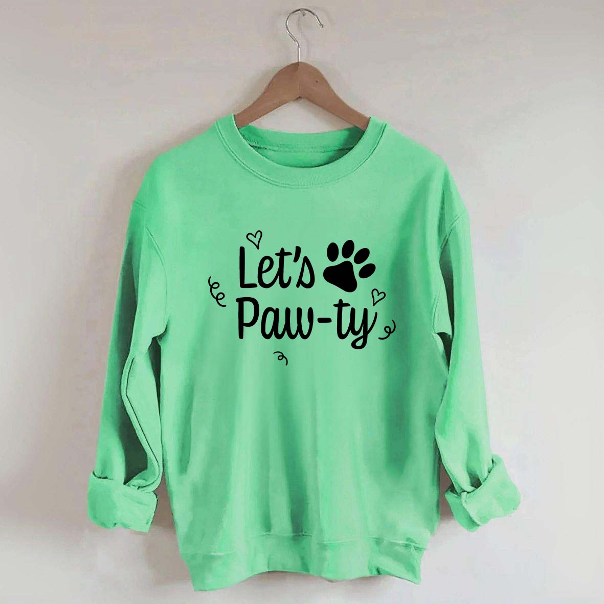 Lets Paw-Ty Dog Birthday Party Sweatshirt