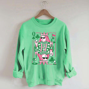 Queen of Clubs Golf Sweatshirt