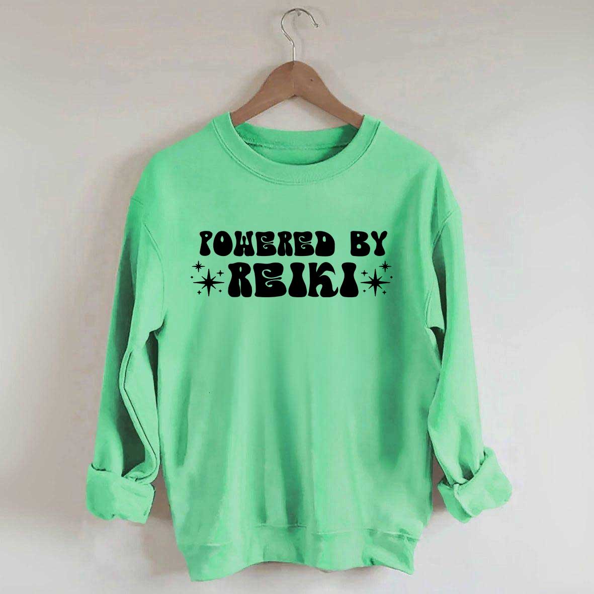 Powered By Reiki Yoga Sweatshirt