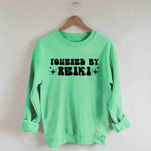 Powered By Reiki Yoga Sweatshirt