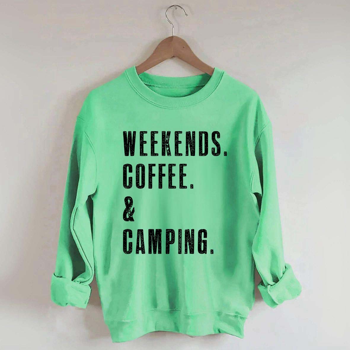 Weekends Coffee & Camping Sweatshirt