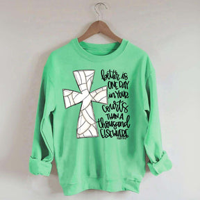Volleyball Religous Sweatshirt