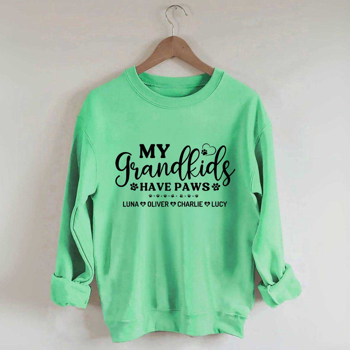 Personalized Fur Grandma Dog Sweatshirt