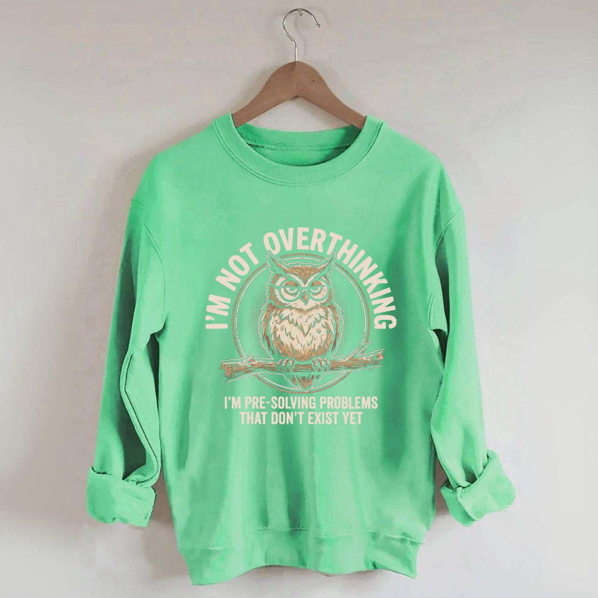 I'm Not Overthinking Owl Sweatshirt