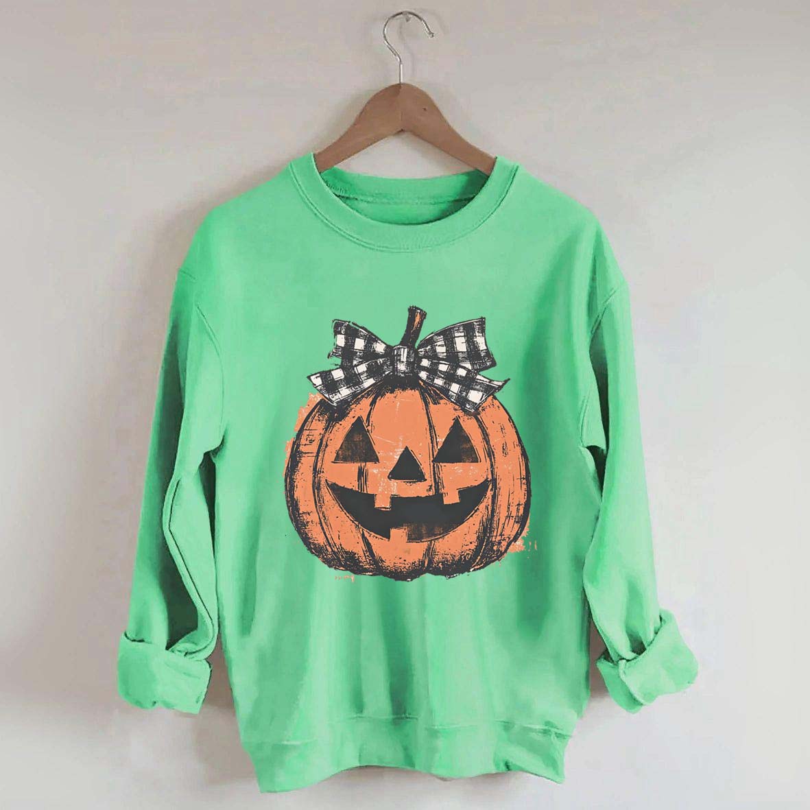 Preppy Jack o Lantern Sweatshirt
