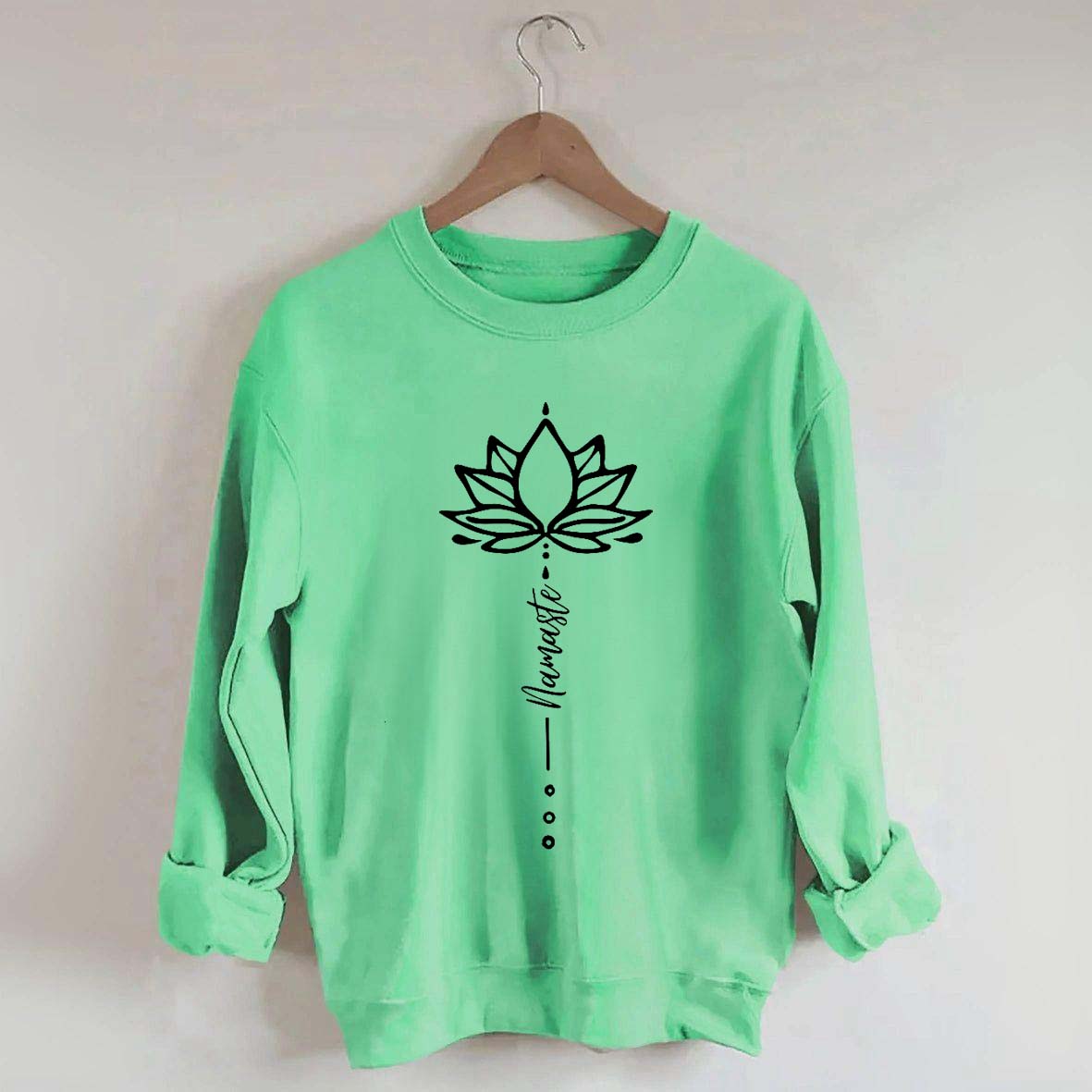 Namaste Floral Yoga Sweatshirt