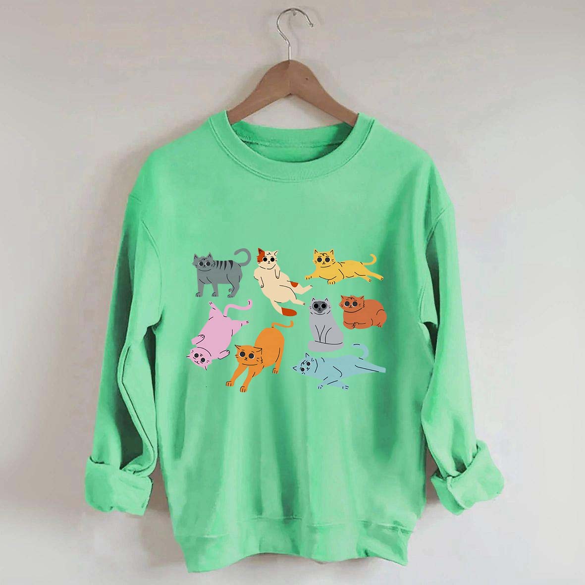 Funny Retro Cat Sweatshirt