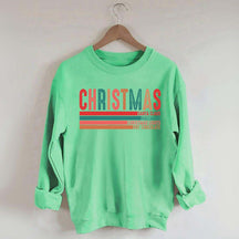 Retro Christmas Santa Clause Xmas Light Sweatshirt