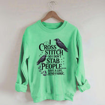 Cross Stitching Gift for Mom Sweatshirt