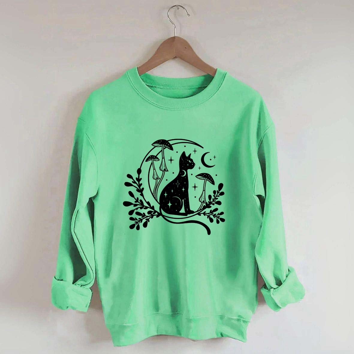 Celestial Cat Spiritual Sweatshirt