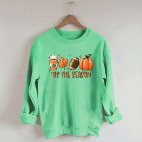 Tis The Season Coffee Football Sweatshirt