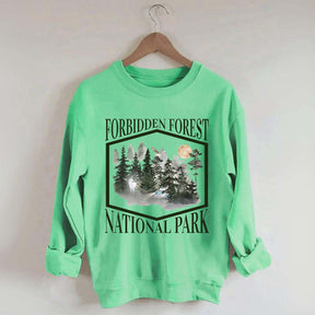 Retro Funny Forbidden Forest National Park Wizarding World Sweatshirt