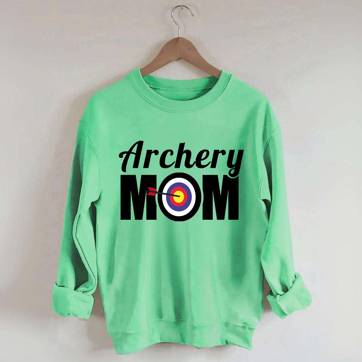 Archery Mom Bow and Arrow Sweatshirt