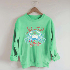 Coral Reef Nice To Sea You Sweatshirt