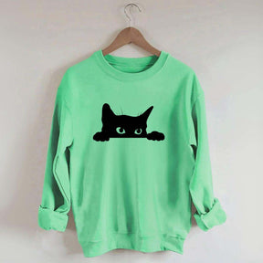 Cute Black Cat Owner Sweatshirt